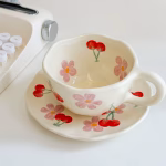 Hand-Pinched ceramic mug