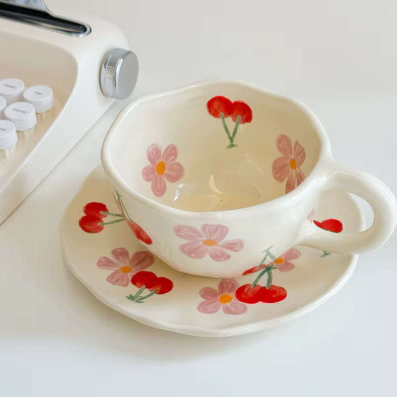 Hand-Pinched ceramic mug