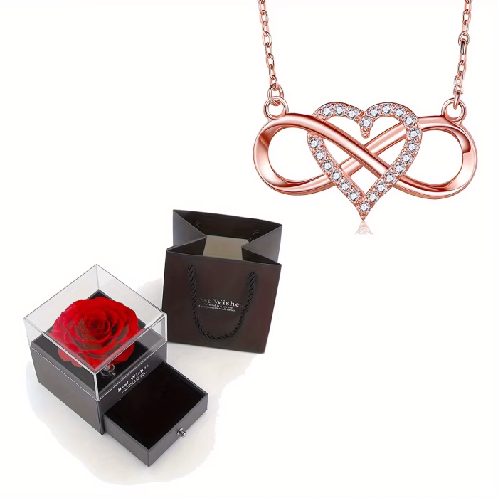 infinity Heart Necklace luxury Infinity Heart Pendant