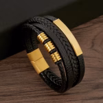Men's Leather Bracelet luxury gift